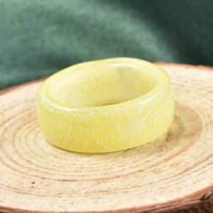 Yellow Resin Glow in the Dark Band